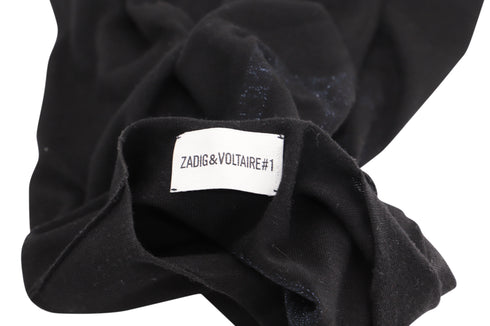 Women's Zadig & Voltaire Skull Sweater In Black Merino Wool