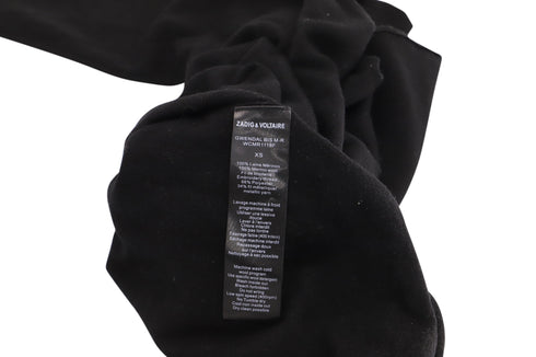 Women's Zadig & Voltaire Skull Sweater In Black Merino Wool