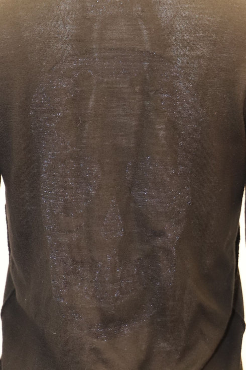 Women's Zadig & Voltaire Skull Sweater In Black Merino Wool