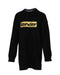 Women's Alexander Wang Tender Embroidered Sweater Dress in Black Wool