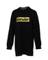 Women's Alexander Wang Tender Embroidered Sweater Dress in Black Wool