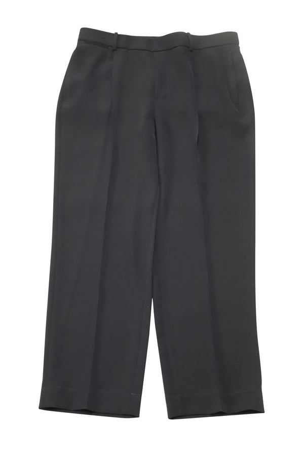 Women's Vince Pleat Culottes in Black Polyester