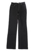 Women's Reformation Liza High Rise Straight leg Jeans in Black Denim