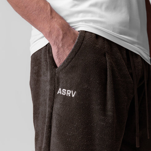 1094. Towel Terry Relaxed Short - Dark Earth