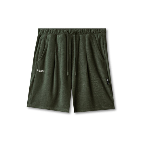 1094. Towel Terry Relaxed Short - Olive