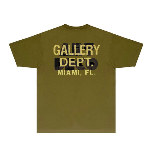 Gallery Dept T Shirt Retro Printed Loose Short-Sleeved Shirt