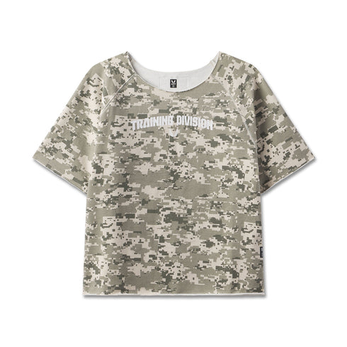 1114. Vintage Raw Hem Pump Cover - Digital Camo