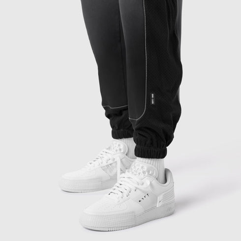 1120. Tech-Terry™ Mesh Panel Sweats - Black "Blade TD"