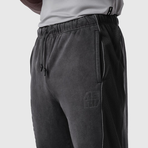 1120. Tech-Terry™ Mesh Panel Sweats - Black "Blade TD"