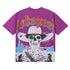 Godspeed T-shirts Great Western Skull Denim Cactus Print Cotton Casual Short Sleeve Men and Women