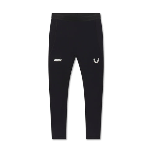 1146. Lycra® Ribbed Running Tight - Black