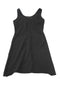 Women's Helmut Lang Scoop-Neck Tank Dress in Black Viscose