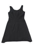 Women's Helmut Lang Scoop-Neck Tank Dress in Black Viscose
