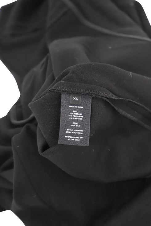 Women's Helmut Lang Scoop-Neck Tank Dress in Black Viscose
