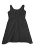 Women's Helmut Lang Scoop-Neck Tank Dress in Black Viscose