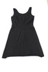 Women's Helmut Lang Scoop-Neck Tank Dress in Black Viscose