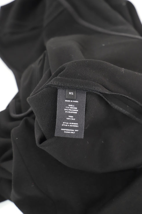 Women's Helmut Lang Scoop-Neck Tank Dress in Black Viscose