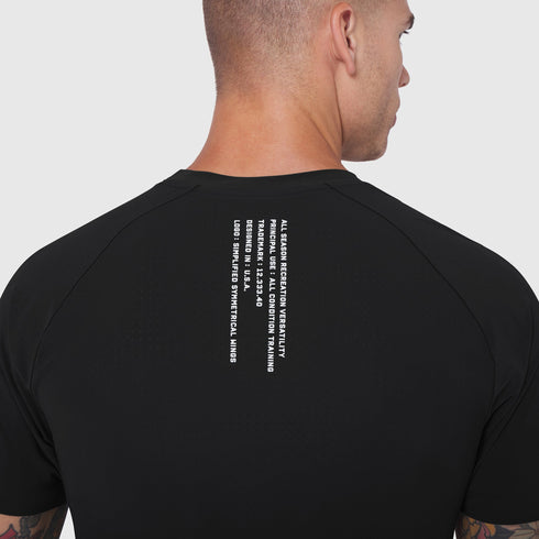 1180. Laser-Vent™ Training Tee - Black