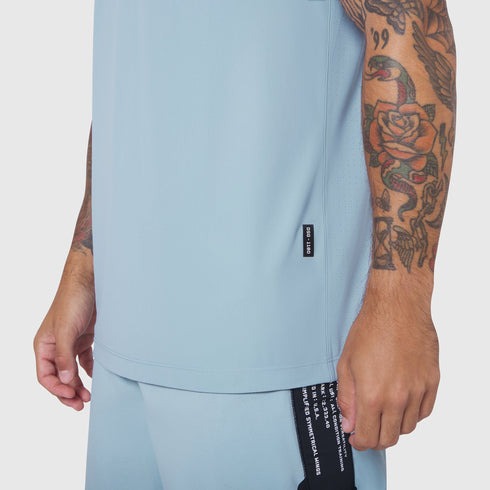 1180. Laser-Vent™ Training Tee - Light Sky