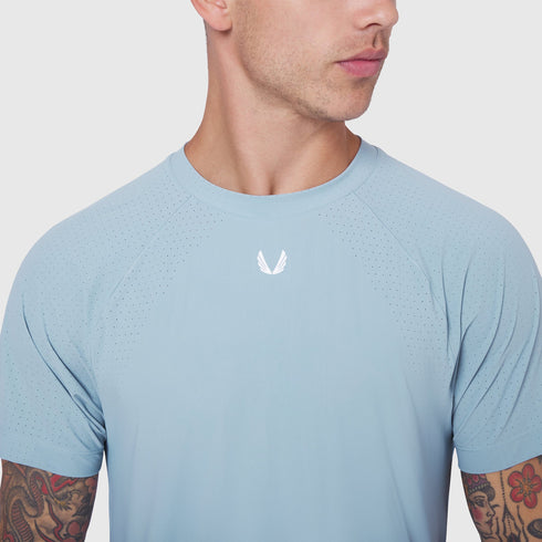 1180. Laser-Vent™ Training Tee - Light Sky