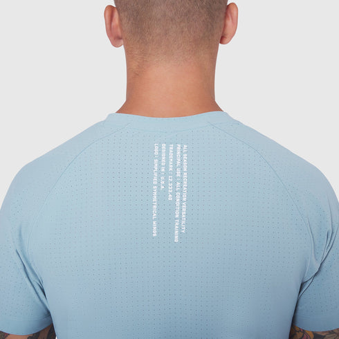 1180. Laser-Vent™ Training Tee - Light Sky