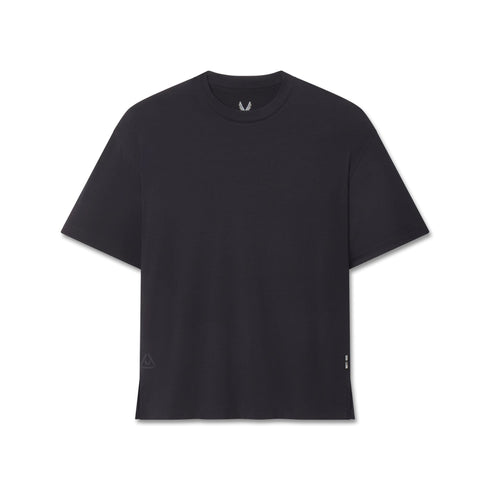 1186. SUPIMA® Ice-Skin™ Reversible Tee - Black/Black