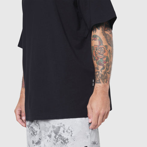 1186. SUPIMA® Ice-Skin™ Reversible Tee - Black/Black