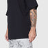 1186. SUPIMA® Ice-Skin™ Reversible Tee - Black/Black