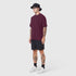 1186. SUPIMA® Ice-Skin™ Reversible Tee - Merlot/Black