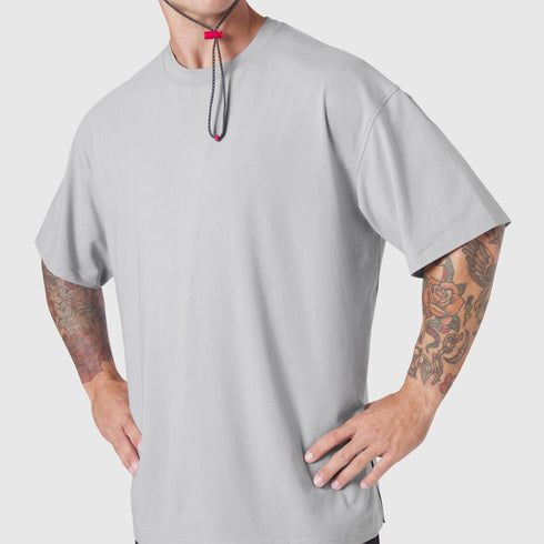 1186. SUPIMA® Ice-Skin™ Reversible Tee - Slate Grey/Black