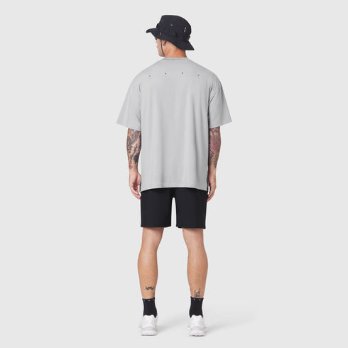 1186. SUPIMA® Ice-Skin™ Reversible Tee - Slate Grey/Black