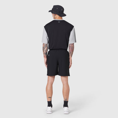 1186. SUPIMA® Ice-Skin™ Reversible Tee - Slate Grey/Black