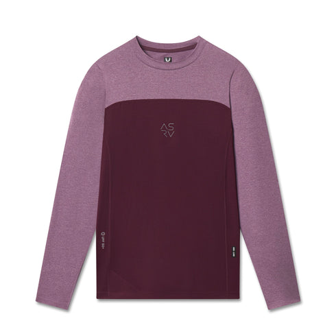 1190. AEROSILVER® UPF50+ Run Long Sleeve - Merlot