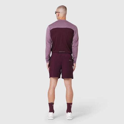1190. AEROSILVER® UPF50+ Run Long Sleeve - Merlot