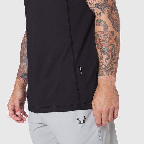 1191. AEROSILVER® UPF50+ Run Tee - Black