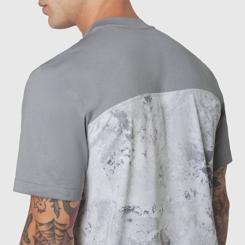 1191. AEROSILVER® UPF50+ Run Tee - Sedona Snow Camo