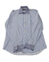 Men's Etro Striped Buttondown Shirt in Blue Cotton