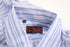 Men's Etro Striped Print Button Down Shirt in Blue Cotton