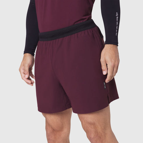 1195. TETRA-LITE® 5" Linerless Training Short - Merlot