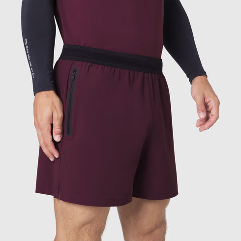 1195. TETRA-LITE® 5" Linerless Training Short - Merlot