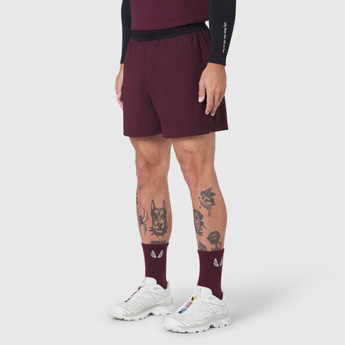 1195. TETRA-LITE® 5" Linerless Training Short - Merlot