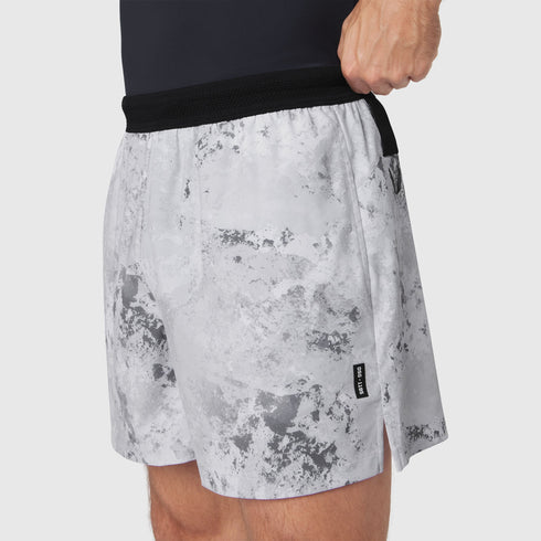 1195. TETRA-LITE® 5" Linerless Training Short - Sedona Snow Camo
