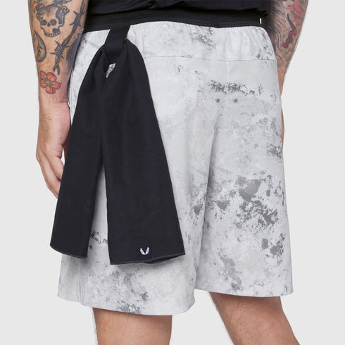 1196. TETRA-LITE® 7" Linerless Training Short - Sedona Snow Camo