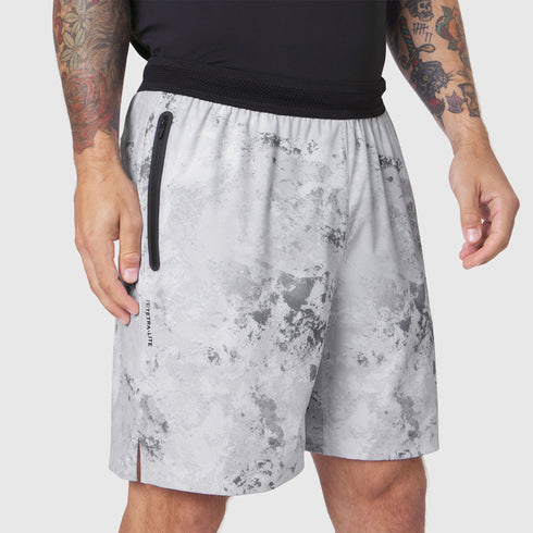 1196. TETRA-LITE® 7" Linerless Training Short - Sedona Snow Camo