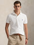 RALPH LAUREN Slim Fit Mesh Polo Shirt White