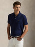 RALPH LAUREN Custom Slim Fit Soft Cotton Polo Shirt Refined Navy