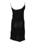 Women's Joseph Embellished Knee-Length Dress in Black Wool