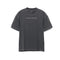 1208. Tech Essential™ Oversized Boxy Tee - Faded Grey "Growth"