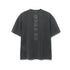 1208. Tech Essential™ Oversized Boxy Tee - Faded Grey "RP Korean"