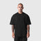 1208. Tech Essential™ Oversized Boxy Tee - Black